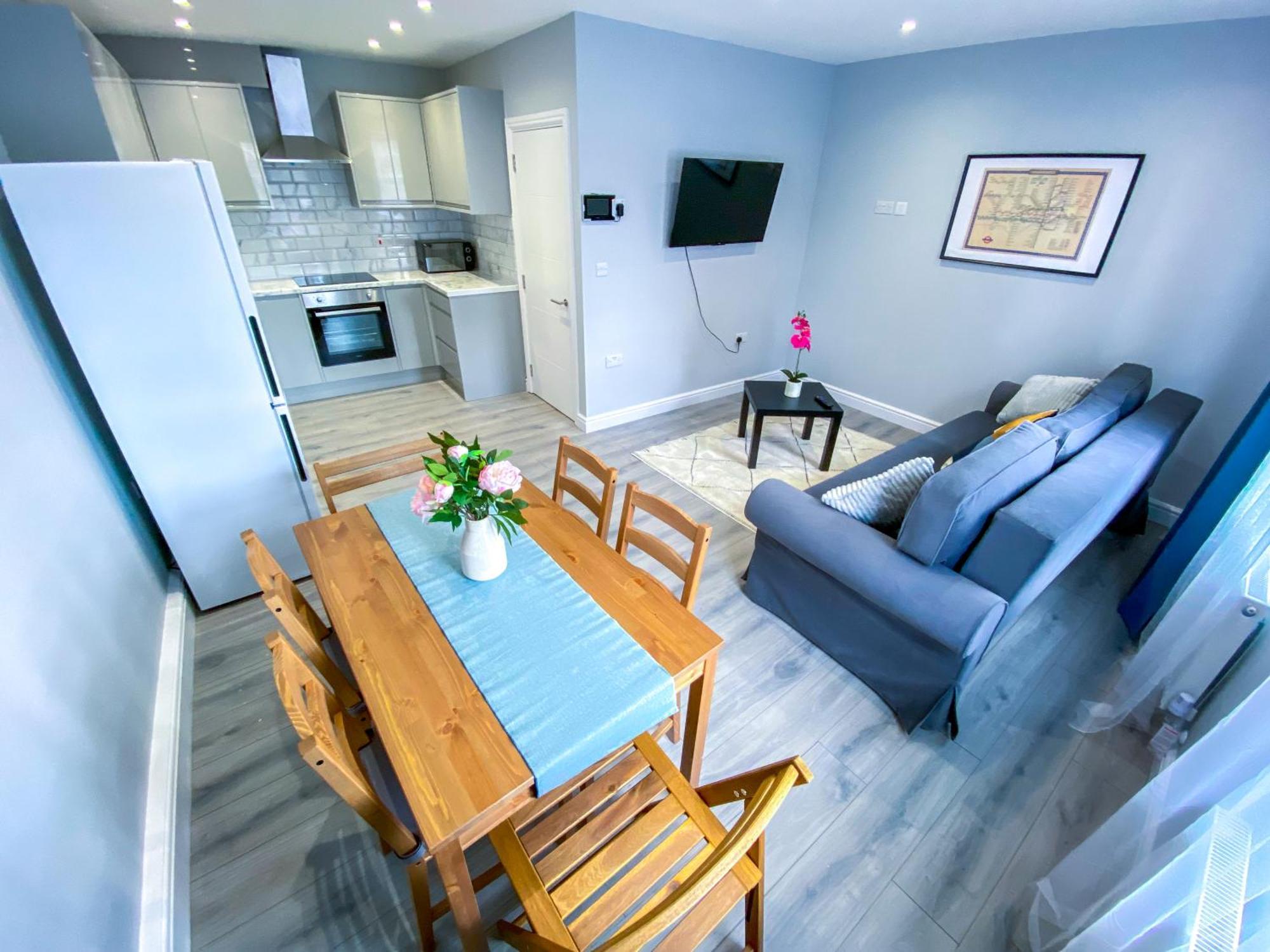Modern 1-Bedroom Flat, 5 Guest, London - F2 外观 照片